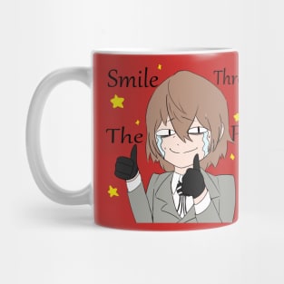 Akechi Smiling through the Pain Mug